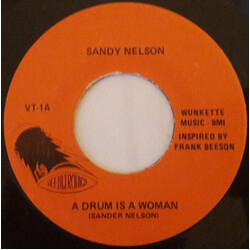 Sandy Nelson A Drum Is A Woman / Dick Leslie's Boogie No. 5 USED VINYL 7INCH 45 RPM SINGLE