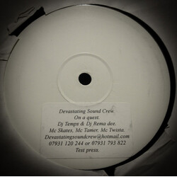 Devastating Sound Crew On A Quest USED VINYL 12INCH TEST PRESSING WHITE LABEL