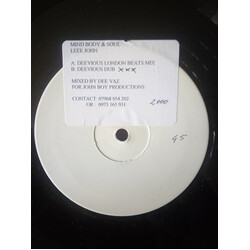 Leee John Mind Body & Soul USED VINYL 12INCH WHITE LABEL