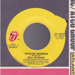 Bill Wyman Apache Woman USED VINYL 7INCH 45 RPM STEREO
