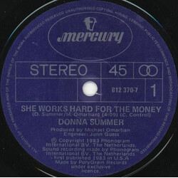 Donna Summer She Works Hard For The Money USED VINYL 7INCH 45 RPM SINGLE