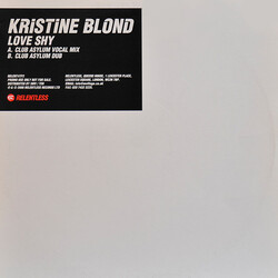 Kristine Blond Love Shy (Club Asylum Mixes) USED VINYL 12INCH 45 RPM PROMO