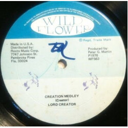 Lord Creator Creation Medley USED VINYL 12INCH 45 RPM SINGLE