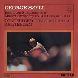George Szell / Ludwig van Beethoven / Wolfgang Amadeus Mozart / Concertgebouworkest Symphony No. 5 / Symphony No. 34 In C Major, K. 338 Vinyl LP USED
