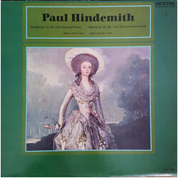 Paul Hindemith / Harold Coletta / Robert Guralnik Sonata Op. 11, No. 4 For Viola And Piano / Sonata Op. 25, No. 1 For Viola Unaccompanied Vinyl LP USE