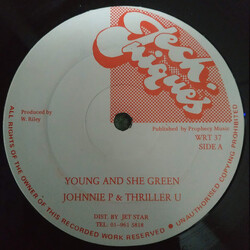 Johnny P / Thriller U Young And She Green USED VINYL 12INCH 45 RPM