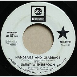 Jimmy Witherspoon Handbags and Gladrags / It's Time To Live USED VINYL 7INCH 45 RPM SINGLE PROMO