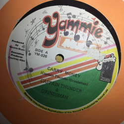 Captain Thunder / Grindsman Carry Money Vinyl 12" USED