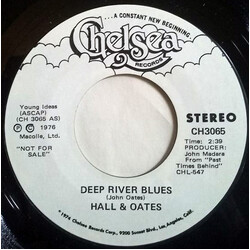 Daryl Hall & John Oates Deep River Blues USED VINYL 7INCH 45 RPM PROMO STEREO MONO