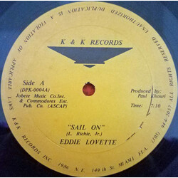 Eddie Lovette Sail On Vinyl 7" USED