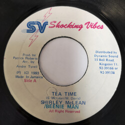 Beenie Man / Shirley McLean Tea Time USED VINYL 7INCH 45 RPM