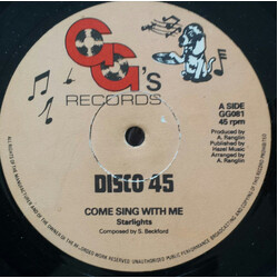 The Starlites Come Sing With Me USED VINYL 12INCH 45 RPM