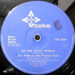 Ray Williams / Pauline Peart We Are Happy People USED VINYL 12INCH 45 RPM MAXI-SINGLE