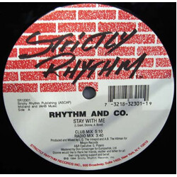Rhythm And Co. Stay With Me USED VINYL 12INCH 33 S RPM