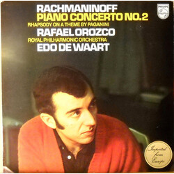 Sergei Rachmaninoff / Rafael Orozco / Royal Philharmonic Orchestra / Edo de Waart Piano Concerto No. 2 / Rhapsody On A Theme By Paganini Vinyl LP USED