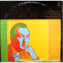 Alexis Weissenberg The Great Bach Transcriptions Vinyl LP USED