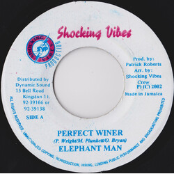 Elephant Man Perfect Winer USED VINYL 7INCH