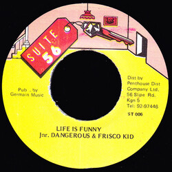 Junior Dangerous / Frisco Kid Life Is Funny USED VINYL 7INCH 45 RPM SINGLE