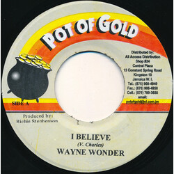 Wayne Wonder I Believe USED VINYL 7INCH 45 RPM