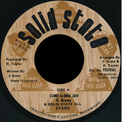 U Brown / Solid State All Stars Come Along Jah USED VINYL 7INCH 45 RPM