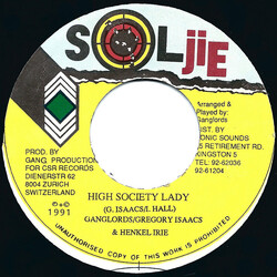 Ganglords / Gregory Isaacs / Henkel Irie High Society Lady USED VINYL 7INCH 45 RPM