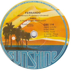 ABBA Fernando USED VINYL 7INCH SINGLE 45 RPM