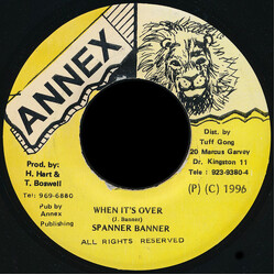 Spanner Banner When It's Over USED VINYL 7INCH 45 RPM