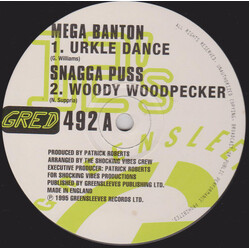 Mega Banton / Snagga Puss / The Shocking Vibes Crew Urkle Dance / Woody Woodpecker / Urkle Dance Riddim USED VINYL 12INCH 45 RPM