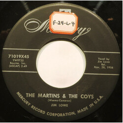 Jim Lowe (2) The Martins & The Coys / The Golden Goose Is Dead USED VINYL 7INCH 45 RPM SINGLE MONO