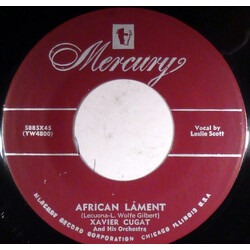 Xavier Cugat And His Orchestra African Lament / River Seine USED VINYL 7INCH 45 RPM SINGLE