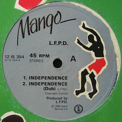 LFPD Independence USED VINYL 12INCH 45 RPM