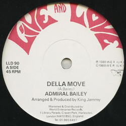 Admiral Bailey Della Move USED VINYL 12INCH 45 RPM