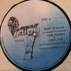 King Sounds And The Israelites Book Of Rules USED VINYL 12INCH 45 RPM SINGLE