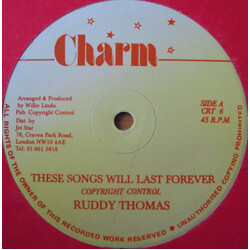 Ruddy Thomas These Songs Will Last Forever Vinyl 12" USED