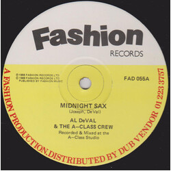Al Deval Midnight Sax / Skulldubbery USED VINYL 12INCH