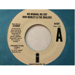 Bob Marley & The Wailers No Woman, No Cry USED VINYL 7INCH 45 RPM PROMO STEREO