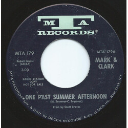 The Mark & Clark Band One Past Summer Afternoon USED VINYL 7INCH PROMO