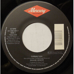 Shane Minor Ordinary Love USED VINYL 7INCH 45 RPM SINGLE
