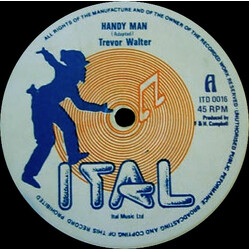 Trevor Walters Handy Man USED VINYL 12INCH 45 RPM SINGLE