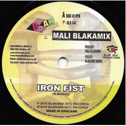 Mali Blakamix Iron Fist USED VINYL 7INCH 45 RPM