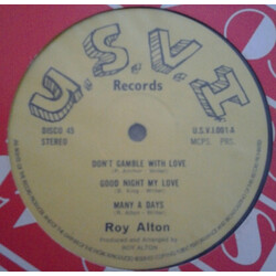 Roy Alton Don't Gamble With Love / Good Night My Love / Many A Days USED VINYL 12INCH