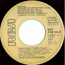 The Friends Of Distinction / Weldon Irvine / Everett 'Blood' Hollins Honey Baby Theme VINYL 7" USED