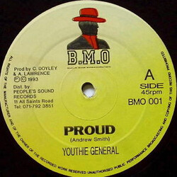 Yootie General Proud/Decent Vinyl 12" USED