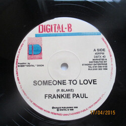 Frankie Paul Someone To Love USED VINYL 12INCH 45 RPM