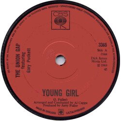 Gary Puckett & The Union Gap Young Girl USED VINYL 7INCH 45 RPM SINGLE