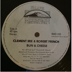 Clement Irie / Robert Ffrench Bun & Cheese USED VINYL 12INCH 45 RPM STEREO