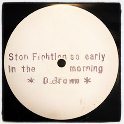 Dennis Brown Stop Fighting So Early In The Morning USED VINYL 12INCH WHITE LABEL