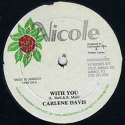 Carlene Davis With You Vinyl 12" USED