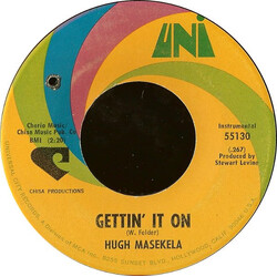 Hugh Masekela Gettin' It On / 10,000 Miles To Memphis USED VINYL 7INCH 45 RPM