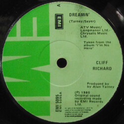 Cliff Richard Dreamin' USED VINYL 7INCH SINGLE 45 RPM